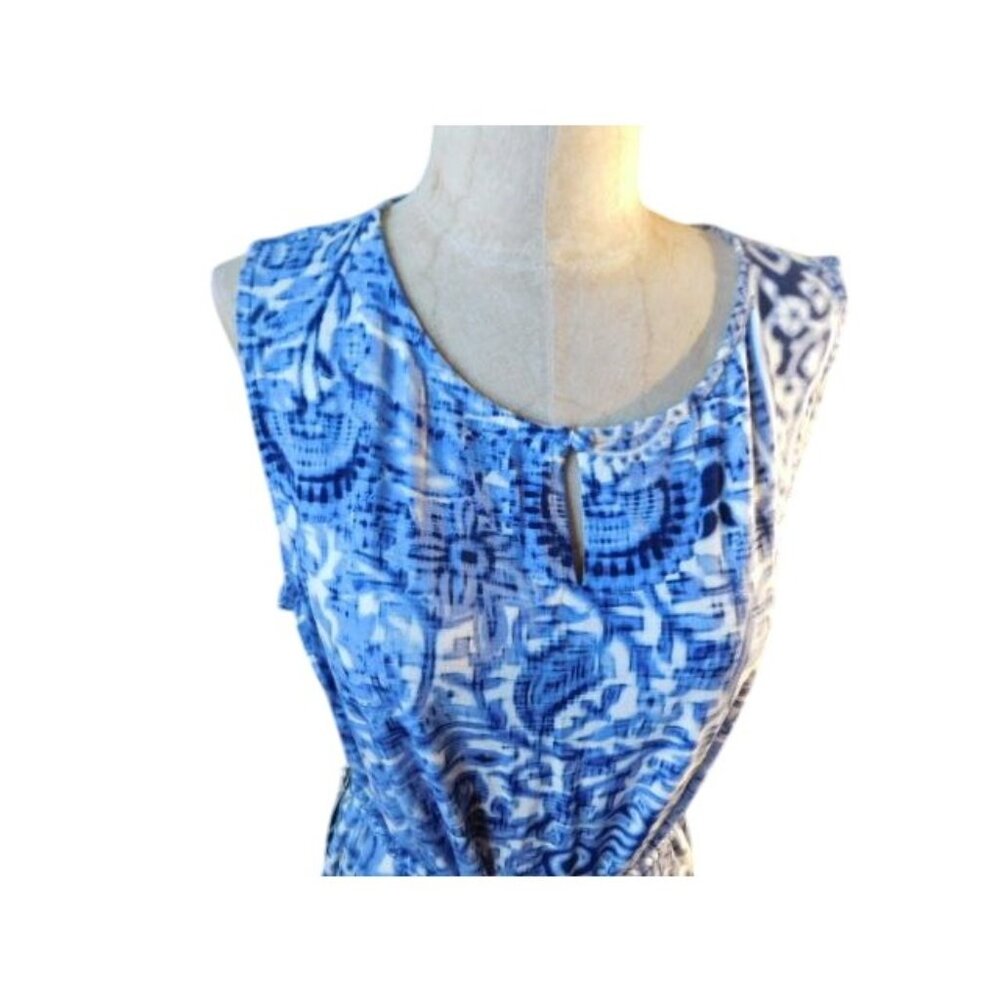 Chico's Size L Large (2) Boho STRETCH Knit Belted Dress NWT - Picture 4 of 4